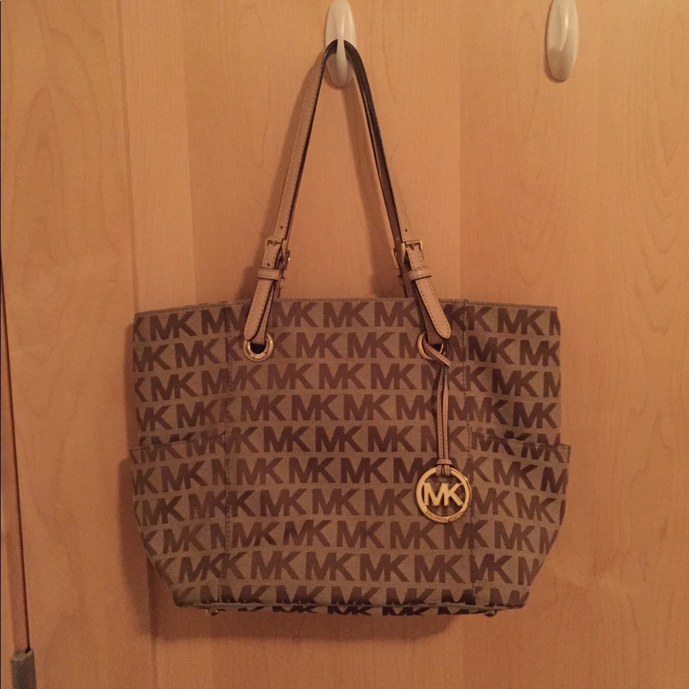 Michael Kors Canvas Logo Tote